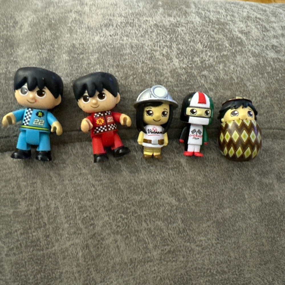 Ryan's World Toy‎ Figures Variety Set Ryan Racer Vietnam Ninja Egg Collectibles